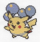 Cross stitch all your favorite Pokemon! 